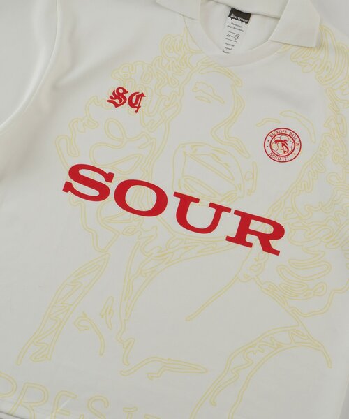Sourcream（サワークリーム）の「【SOUR CREAM/サワークリーム】モンローサッカーユニフォームTEE（Tシャツ/カットソー・レディース・ブラック/ホワイト/ネイビー・LARGE/MEDIUM）」の13枚目の写真