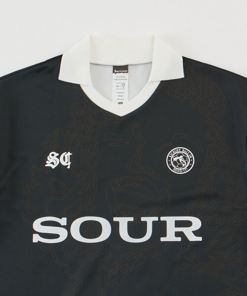 Sourcream（サワークリーム）の「【SOUR CREAM/サワークリーム】モンローサッカーユニフォームTEE（Tシャツ/カットソー・レディース・ブラック/ホワイト/ネイビー・LARGE/MEDIUM）」の14枚目の写真