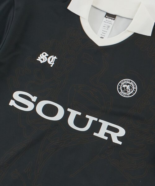 Sourcream（サワークリーム）の「【SOUR CREAM/サワークリーム】モンローサッカーユニフォームTEE（Tシャツ/カットソー・レディース・ブラック/ホワイト/ネイビー・LARGE/MEDIUM）」の15枚目の写真