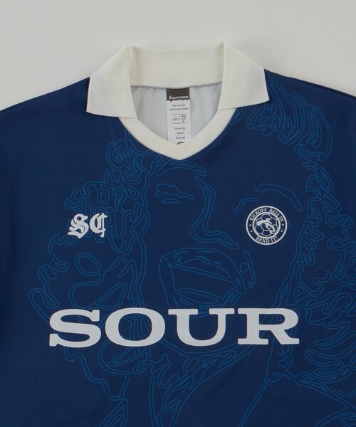 Sourcream（サワークリーム）の「【SOUR CREAM/サワークリーム】モンローサッカーユニフォームTEE（Tシャツ/カットソー・レディース・ブラック/ホワイト/ネイビー・LARGE/MEDIUM）」の16枚目の写真