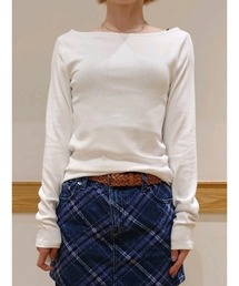 GAP（ギャップ）の「モダン ボートネックTシャツ（Tシャツ/カットソー）」