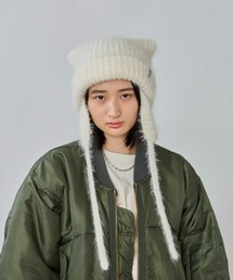 OVERRIDE | OVERRIDE  KNIT FLUFFY CAT GUIDE / オーバーライド(ニットキャップ/ビーニー)