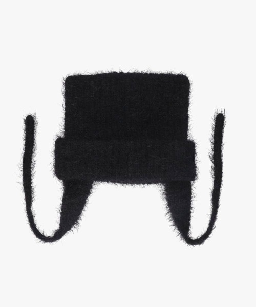 OVERRIDE（オーバーライド）の「OVERRIDE  KNIT FLUFFY CAT GUIDE / オーバーライド（ニットキャップ/ビーニー・レディース・ブラック/ピンク/ホワイト/ブルー・57~59cm）」の10枚目の写真