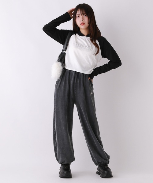 repipi armario（レピピ アルマリオ）の「ルーズスウェットパンツ（スウェットパンツ・キッズ・ブラック系その他/ピンク系その他/グレー/ブラック・SMALL/MEDIUM/LARGE）」の8枚目の写真