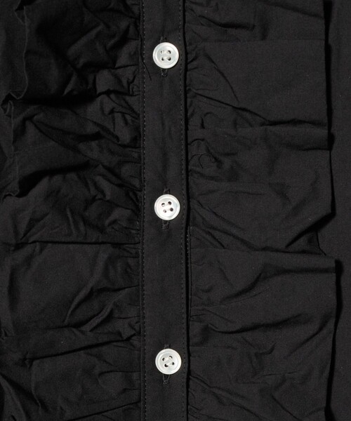 定価2.5万新品タグ付き✨️ dahl'ia フリルコンチョブラウス ブラック 定価2.5万新品タグ付き✨️ dahl'ia フリルコンチョブラウス ブラック