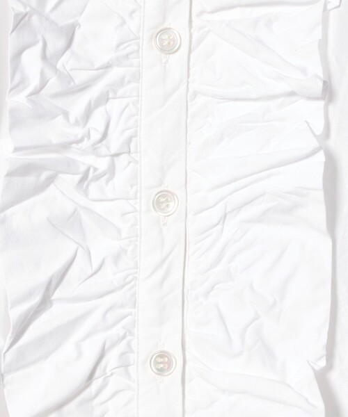 dahl'ia(ダリア)の「<dahl’ia>フリル ブラウス(シャツ/ブラウス・レディース・ブラック/ホワイト・FREE)」の10枚目の写真