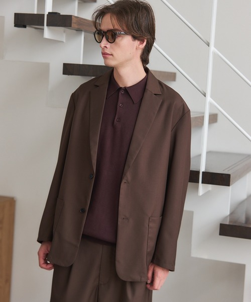 SETUP7（セットアップセブン）の「【SETUP7】Everyday Twill Jacket KKP　/　エブリデイツイルジャケット　シングルジャケット（テーラードジャケット・メンズ・ネイビー/ブラウン/ブラック・M/L）」の10枚目の写真