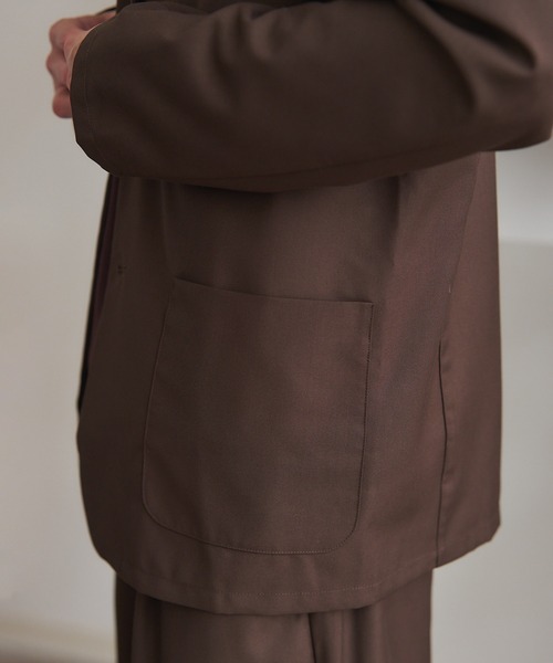 SETUP7（セットアップセブン）の「【SETUP7】Everyday Twill Jacket KKP　/　エブリデイツイルジャケット　シングルジャケット（テーラードジャケット・メンズ・ネイビー/ブラウン/ブラック・M/L）」の16枚目の写真