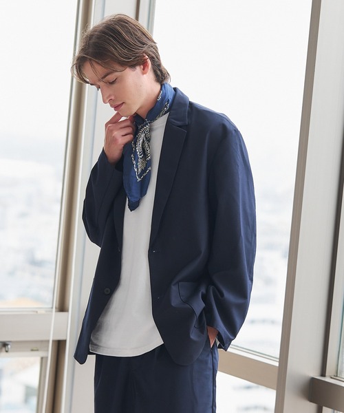SETUP7（セットアップセブン）の「【SETUP7】Everyday Twill Jacket KKP　/　エブリデイツイルジャケット　シングルジャケット（テーラードジャケット・メンズ・ネイビー/ブラウン/ブラック・M/L）」の17枚目の写真