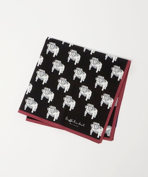UNITED ARROWS(ユナイテッドアローズ)の「【別注】<Dieffe Kinloch>BULLDOG AO/ハンカチ(バンダナ/スカーフ・メンズ・ブラック/オリーブ・FREE)」の1枚目の写真