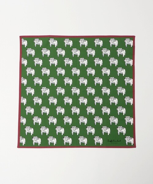 UNITED ARROWS(ユナイテッドアローズ)の「【別注】<Dieffe Kinloch>BULLDOG AO/ハンカチ(バンダナ/スカーフ・メンズ・ブラック/オリーブ・FREE)」の3枚目の写真