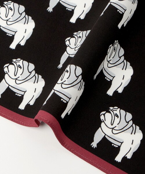 UNITED ARROWS(ユナイテッドアローズ)の「【別注】<Dieffe Kinloch>BULLDOG AO/ハンカチ(バンダナ/スカーフ・メンズ・ブラック/オリーブ・FREE)」の9枚目の写真