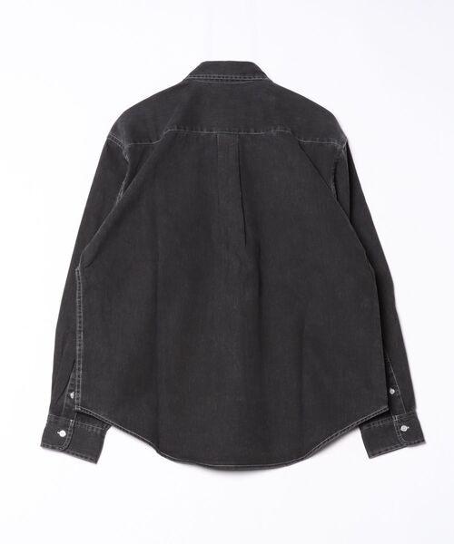 MAGIC NUMBER（マジック ナンバー）の「【MAGIC NUMBER】WASHED BLEACH B.D SHIRT（シャツ/ブラウス・メンズ・ブラック/ピンク・LARGE/MEDIUM）」の11枚目の写真