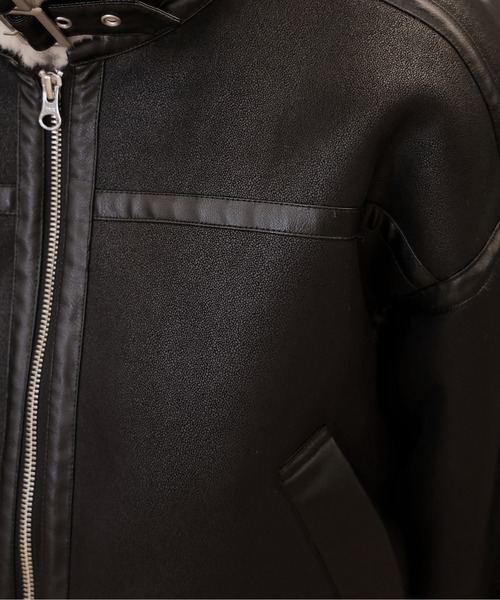 FREE'S MART（フリーズマート）の「◆ボンバージャケット【動画有】（ブルゾン・レディース・ブラウン/ブラック系その他/ブラック・SMALL/MEDIUM）」の16枚目の写真