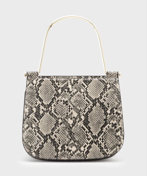 GALLEST（ギャレスト）の「【LE VERNIS】Metal handle minibag（ショルダーバッグ・レディース・グレー系3/ダークブラウン・00）」の6枚目の写真