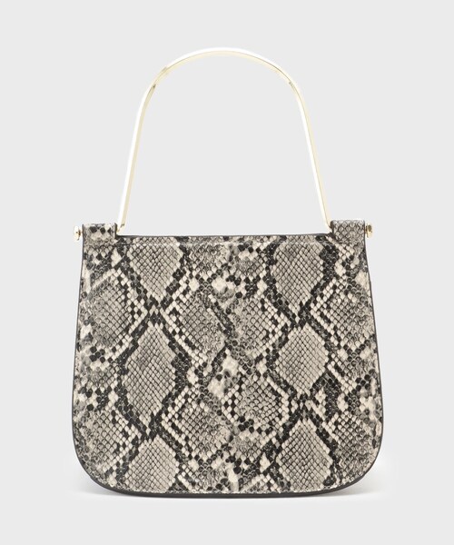 GALLEST（ギャレスト）の「【LE VERNIS】Metal handle minibag（ショルダーバッグ・レディース・グレー系3/ダークブラウン・00）」の8枚目の写真