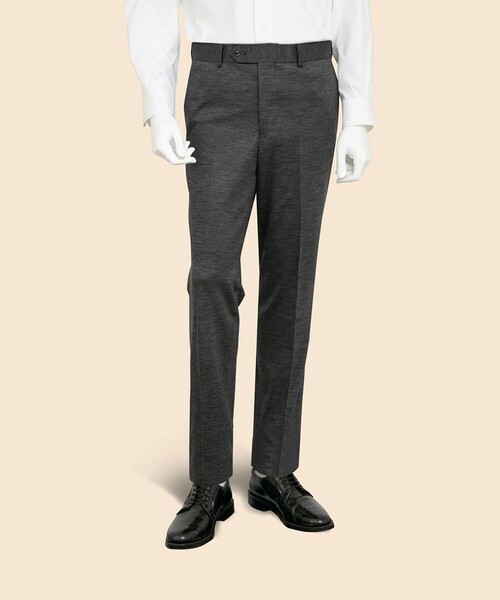 BROOKS BROTHERS(ブルックスブラザーズ)の「ウール ニット ハウンドトゥース プレーンフロント トラウザーズ Slim(スラックス・メンズ・グレー/ネイビー・LARGE/MEDIUM/SMALL/X-LARGE)」の5枚目の写真