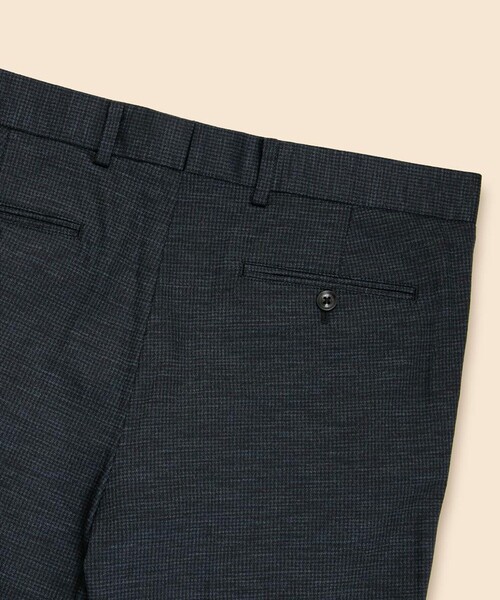 BROOKS BROTHERS(ブルックスブラザーズ)の「ウール ニット ハウンドトゥース プレーンフロント トラウザーズ Slim(スラックス・メンズ・グレー/ネイビー・LARGE/MEDIUM/SMALL/X-LARGE)」の7枚目の写真