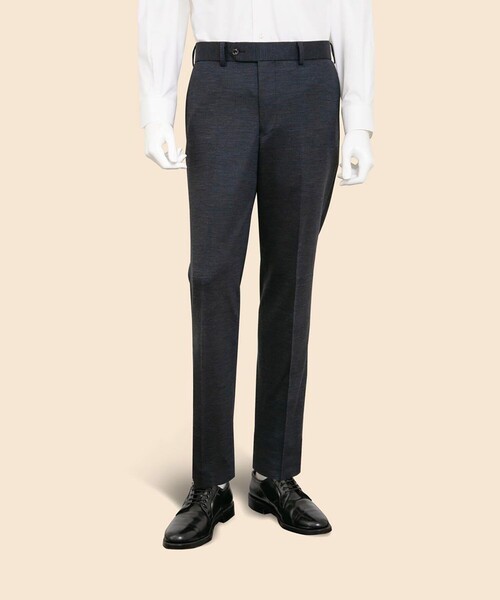 BROOKS BROTHERS(ブルックスブラザーズ)の「ウール ニット ハウンドトゥース プレーンフロント トラウザーズ Slim(スラックス・メンズ・グレー/ネイビー・LARGE/MEDIUM/SMALL/X-LARGE)」の9枚目の写真