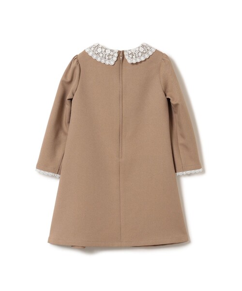 BEAMS mini（ビームスミニ）の「セレモニー レースカラー ワンピース 2026SS （110～130cm）（ワンピース・キッズ・ネイビー/ベージュ・120/110/130）」の10枚目の写真
