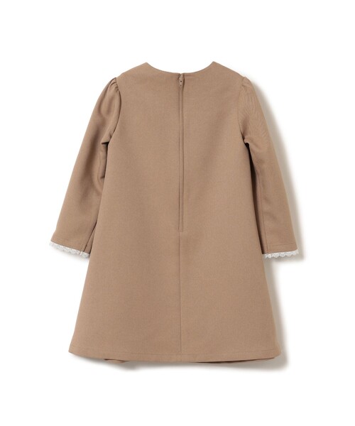 BEAMS mini（ビームスミニ）の「セレモニー レースカラー ワンピース 2026SS （110～130cm）（ワンピース・キッズ・ネイビー/ベージュ・120/110/130）」の12枚目の写真