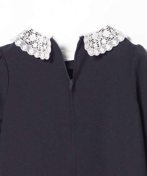 BEAMS mini（ビームスミニ）の「セレモニー レースカラー ワンピース 2026SS （110～130cm）（ワンピース・キッズ・ネイビー/ベージュ・120/110/130）」の19枚目の写真