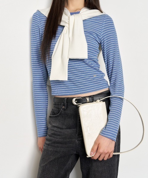 GENERAL IDEA（ジェネラルアイデア）の「GENERAL IDEA/ジェネラルアイディア square rivet shoulder bag ショルダーバッグ（ショルダーバッグ・レディース・ブラック/レッド/クリーム・FREE）」の20枚目の写真