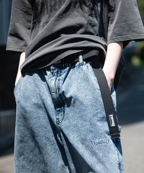 THRASHER(スラッシャー)の「【10】〔THRASHER/スラッシャー〕32mm ネーム付 GIベルト/ガチャベルト(ベルト・メンズ・ネイビー/ブラック/ホワイト/モスグリーン/グレー・FREE)」の20枚目の写真