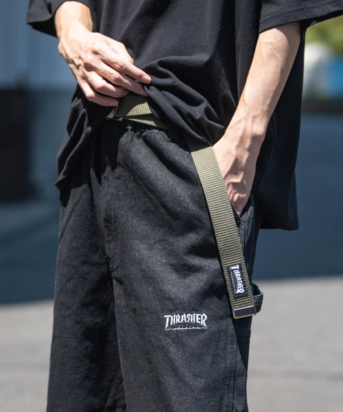 THRASHER(スラッシャー)の「【10】〔THRASHER/スラッシャー〕32mm ネーム付 GIベルト/ガチャベルト(ベルト・メンズ・ネイビー/ブラック/ホワイト/モスグリーン/グレー・FREE)」の11枚目の写真