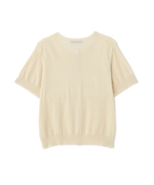 ETRE TOKYO(エトレトウキョウ)の「ハーフスリーブブークレニットカーディガン(カーディガン/ボレロ・レディース・ベージュ/ネイビー・FREE)」の22枚目の写真