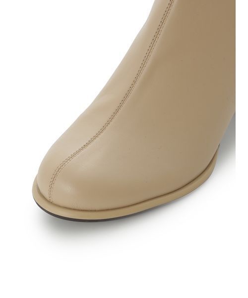 チャンキーヒールストレッチショートブーツ（ブーツ）｜Mila Owen