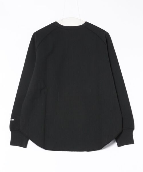 Hurley (ハーレー)の「Hurley/ハーレー 長袖 Tシャツ ロンT サーマル ワッフル素材 ロゴ ワンポイント セットアップ対応 THERMAL LS TEE WCLS252046(Tシャツ/カットソー・レディース・オフホワイト/ブラック/マルーン・M)」の13枚目の写真