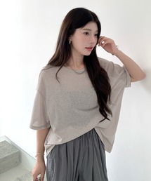 シアー半袖Tシャツ