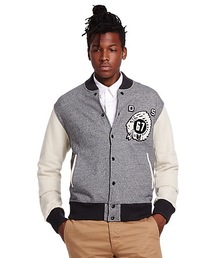 Denim & Supply Ralph Lauren | コットンテリー ベースボール ジャケット(スタジャン)