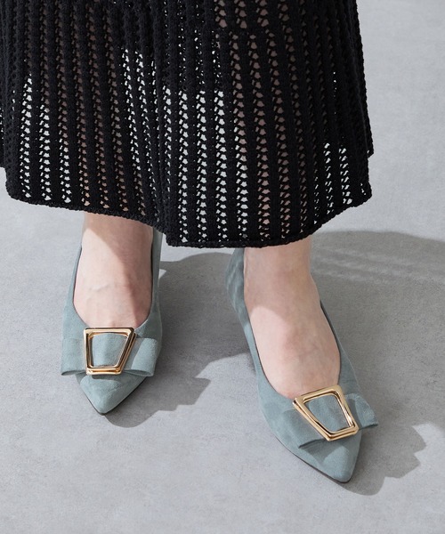 WA ORiental TRaffic（ダブルエーオリエンタルトラフィック）の「2025秋冬新作 2wayリボンモチーフヒールパンプス/52312（パンプス・レディース・ブルー/ブラック/ブラウン・34/35/36/37/38/39/40/41/42/43/33）」の15枚目の写真