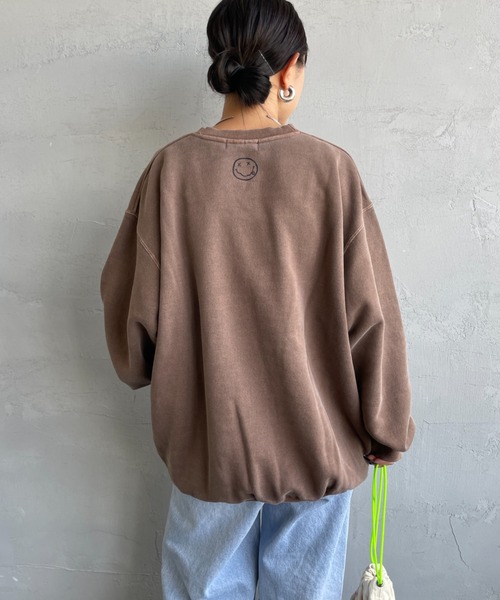 GOOD ROCK SPEED（グッドロックスピード）の「[GOOD ROCK SPEED/グッドロックスピード] 別注 NIRVANA プリントスウェット(IN UTERO)（スウェット・レディース・ブラウン・M/L/XL）」の8枚目の写真