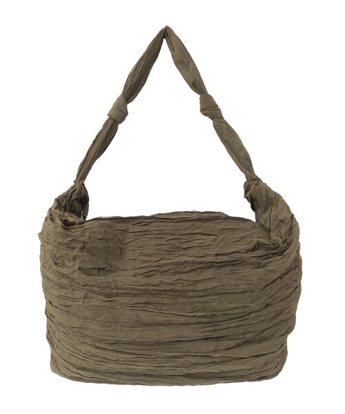 Green Parks(グリーンパークス)の「・QUON ワイドプリーツショルダーバッグ(ショルダーバッグ・レディース・カーキ/ブラック/アイボリー・FREE)」の16枚目の写真