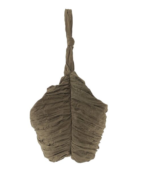 Green Parks(グリーンパークス)の「・QUON ワイドプリーツショルダーバッグ(ショルダーバッグ・レディース・カーキ/ブラック/アイボリー・FREE)」の9枚目の写真