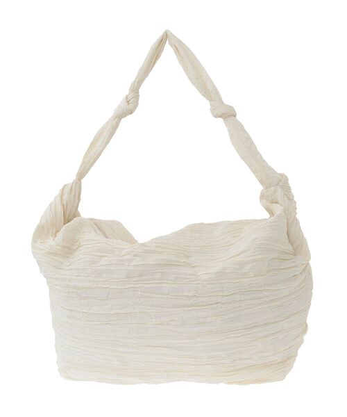 Green Parks(グリーンパークス)の「・QUON ワイドプリーツショルダーバッグ(ショルダーバッグ・レディース・カーキ/ブラック/アイボリー・FREE)」の18枚目の写真