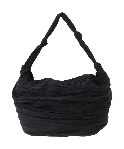 Green Parks(グリーンパークス)の「・QUON ワイドプリーツショルダーバッグ(ショルダーバッグ・レディース・カーキ/ブラック/アイボリー・FREE)」の14枚目の写真