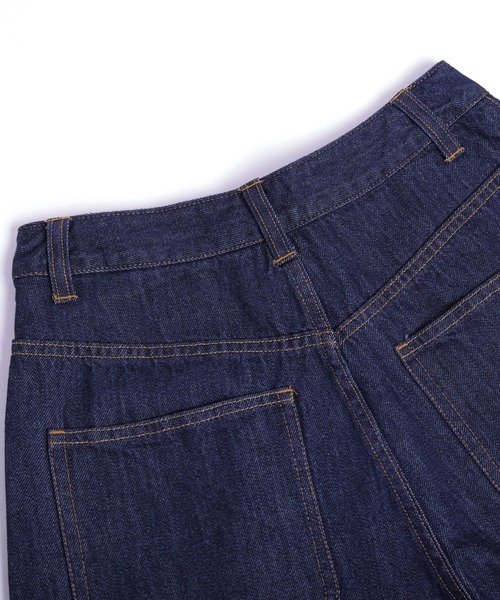 ポケット品 ビックポケットデザインデニム（デニムパンツ）｜La-gemme