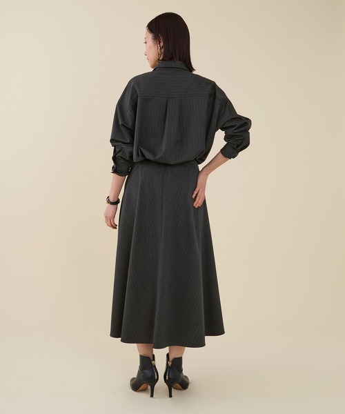 marmors（マルモア）の「【marmors】baias flare skirt〈セットアップ対応〉（スカート・レディース・グレー/ライトグレー/ベージュ・36）」の17枚目の写真
