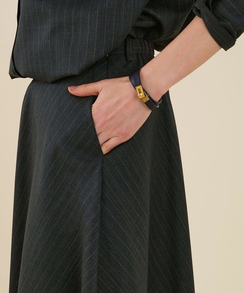 marmors（マルモア）の「【marmors】baias flare skirt〈セットアップ対応〉（スカート・レディース・グレー/ライトグレー/ベージュ・36）」の22枚目の写真