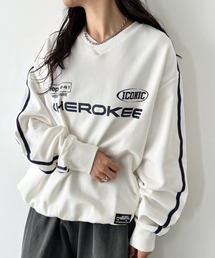 【日本未発売/WEB限定】JEEP(ジープ)/サイドライン Vネック プルオーバー スウェット/CHEROKEE V-neck Sweatshirt