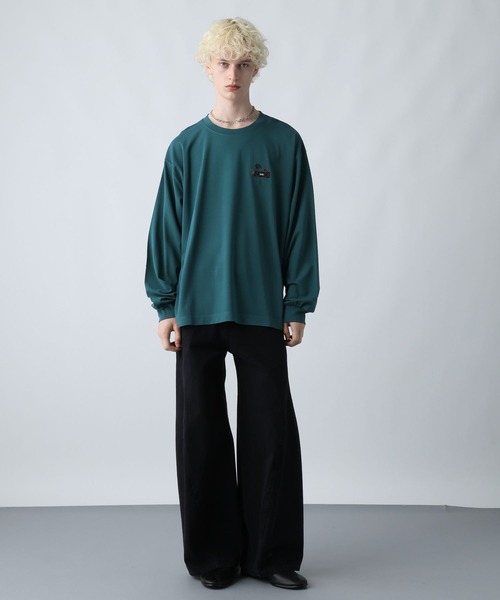 タグロゴシシュウカットLS(HARE)（Tシャツ/カットソー）｜HARE
