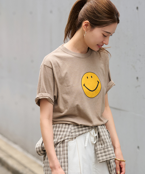 ≪追加≫SMILE TEE（Tシャツ/カットソー）｜FRAMeWORK（フレームワーク