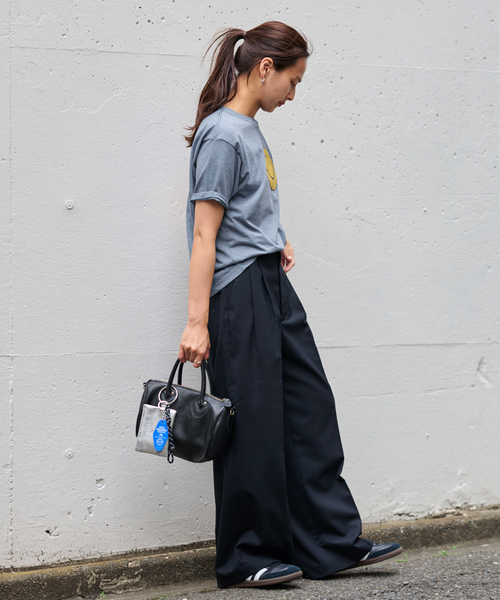 FRAMeWORK（フレームワーク）の「≪追加≫SMILE TEE（Tシャツ/カットソー・レディース・ベージュ/コバルトブルー/イエロー/チャコールグレー・FREE）」の15枚目の写真