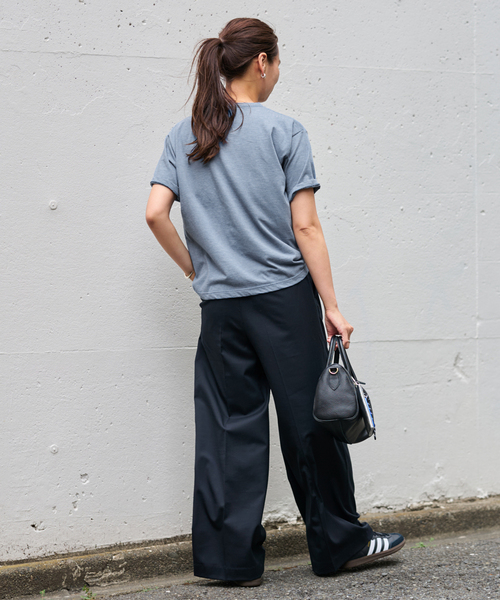 FRAMeWORK（フレームワーク）の「≪追加≫SMILE TEE（Tシャツ/カットソー・レディース・ベージュ/コバルトブルー/イエロー/チャコールグレー・FREE）」の16枚目の写真