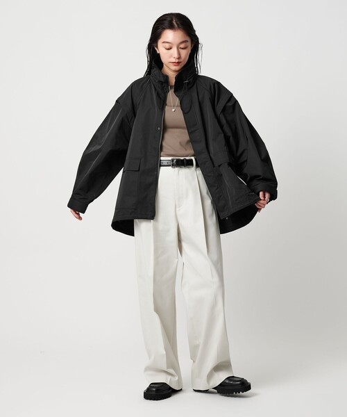 MARW UNITED ARROWS（マルゥ ユナイテッドアローズ）の「＜MARW UNITED ARROWS＞2WAY ブルゾン 撥水（ブルゾン・レディース・ブラック/モカ・36/38）」の12枚目の写真