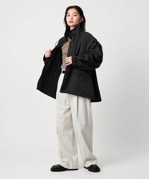 MARW UNITED ARROWS（マルゥ ユナイテッドアローズ）の「＜MARW UNITED ARROWS＞2WAY ブルゾン 撥水（ブルゾン・レディース・ブラック/モカ・36/38）」の13枚目の写真